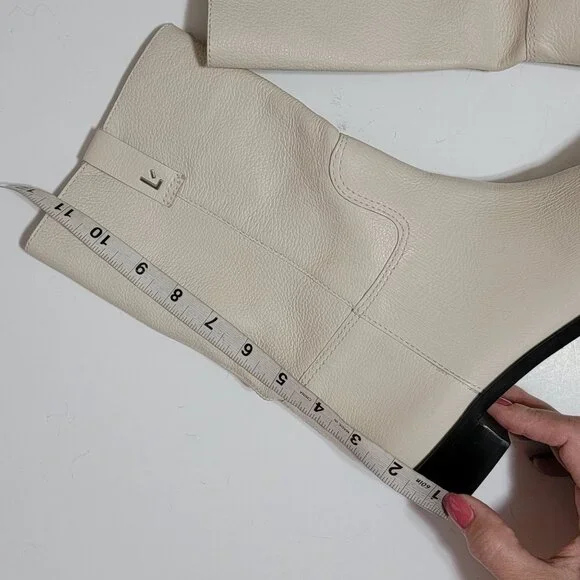 NEW Larroude Barb Boots Ivory Floater Womens 7 Boho Cottagecore Chic Designer - Picture 8 of 11